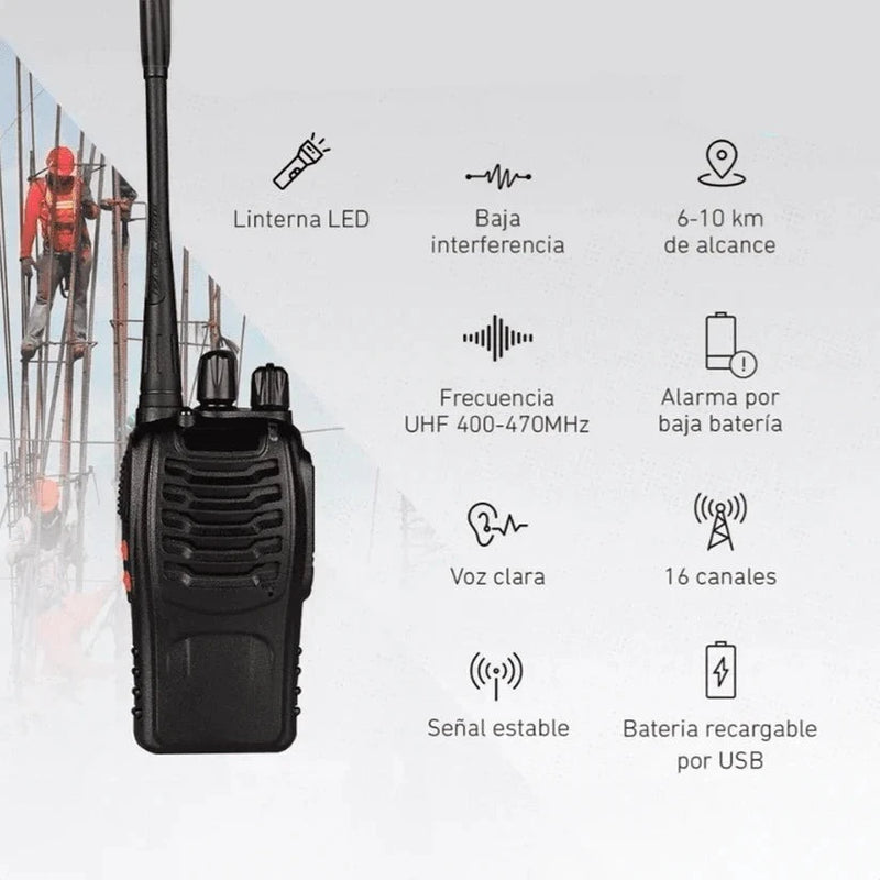 WalkiePro™ Set x 2 (GRATIS 2 Auriculares)