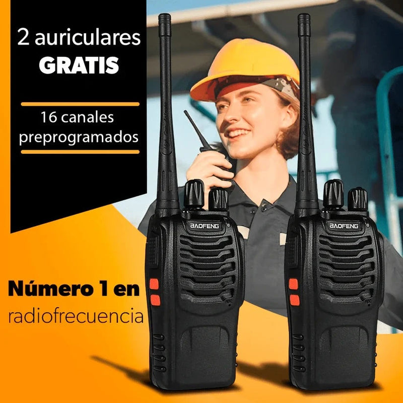 WalkiePro™ Set x 2 (GRATIS 2 Auriculares)