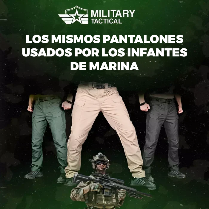 Pantalón Táctico Militar Resistente e Impermeable Prati