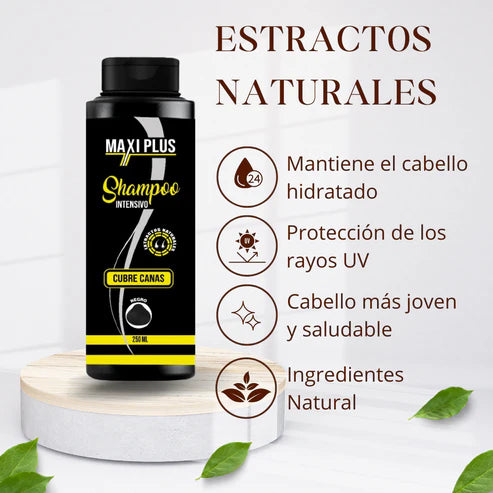 Shampoo Cubre Canas - Tu Cabello Más Joven y Saludable