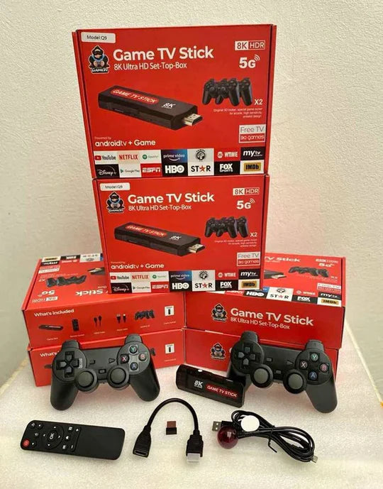 GAME TV STICK PRO-CANALES PREMIUM CON +30.000 JUEGOS