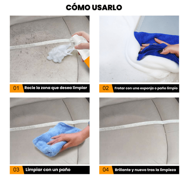 Espuma Mágica de Limpieza Profunda Foam Cleaner™ - Tiendas Prati